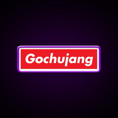 Put Some Gochujang On It Saying Led Neon Sign Chinese Food Rgb Color