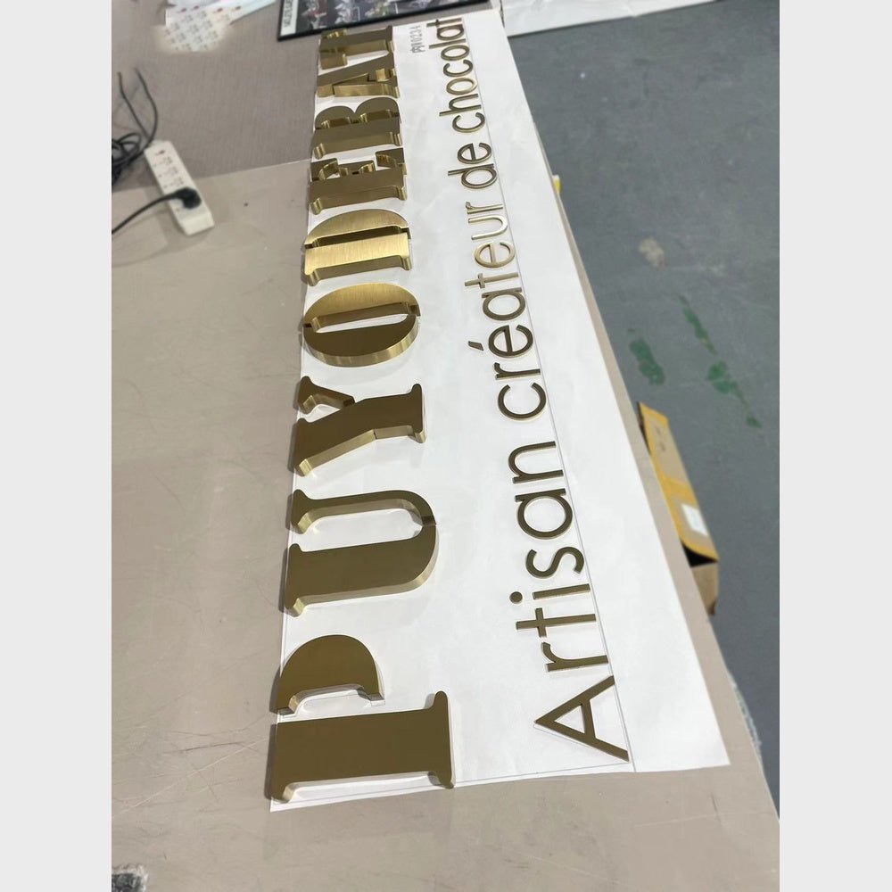 Puyodebat Artisan Createur De Chocolat 3D Backlit Channel Letters Led Light Sign - Shineneon