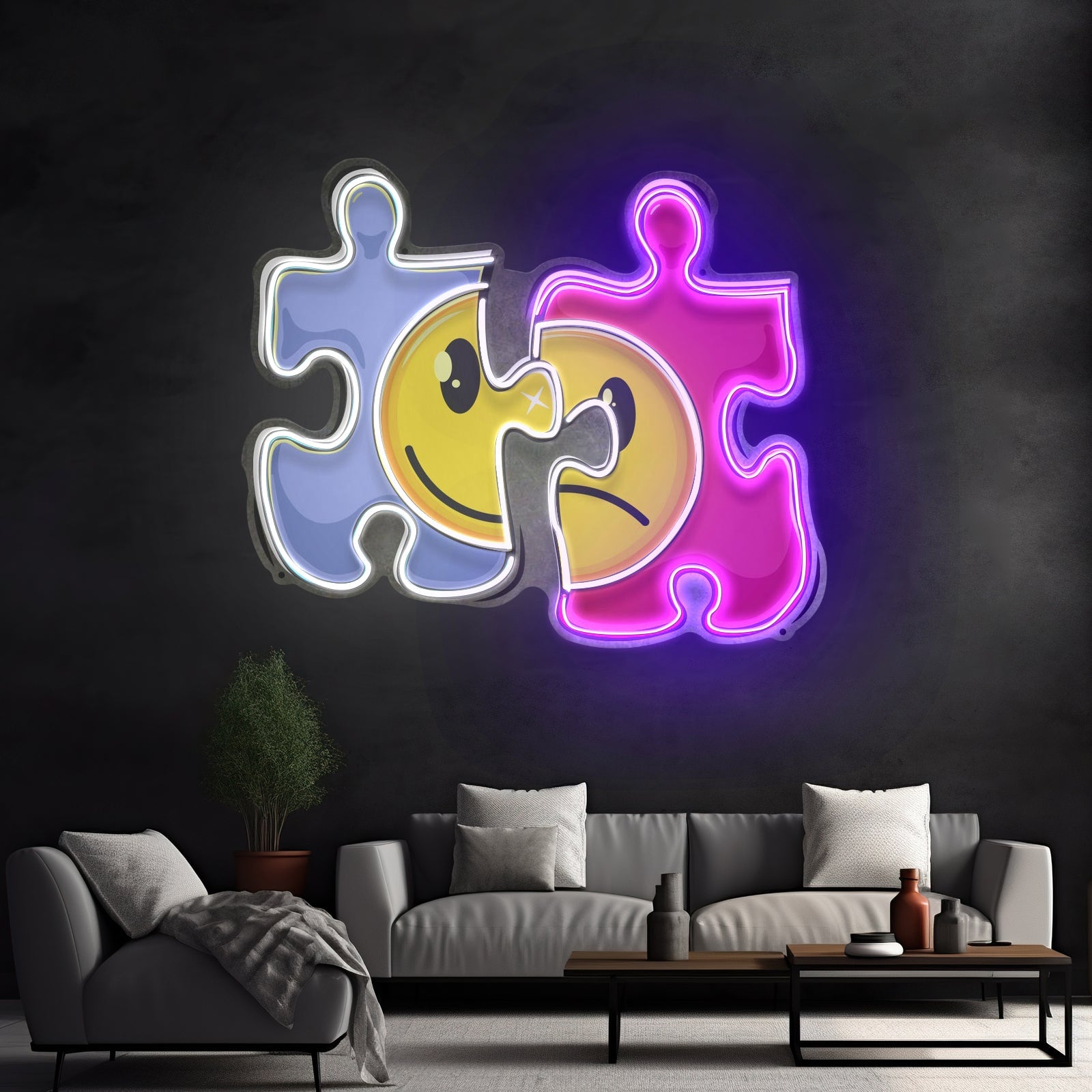 Puzzle Led Neon Sign Light Custom Led Signs - Shineneon