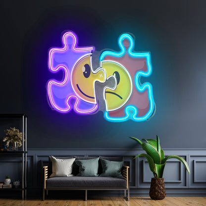 Puzzle Led Neon Sign Light Custom Led Signs - Shineneon