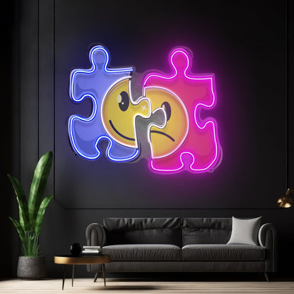 Puzzle Led Neon Sign Light Custom Led Signs - Shineneon