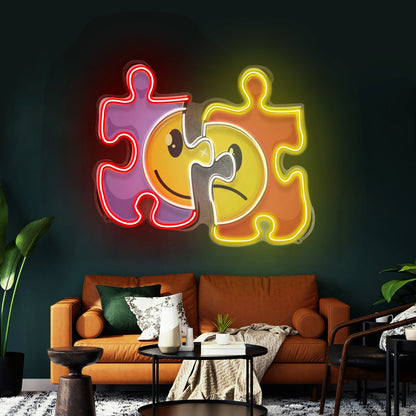 Puzzle Led Neon Sign Light Custom Led Signs - Shineneon