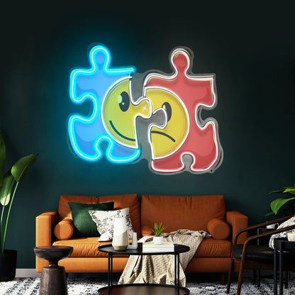 Puzzle Led Neon Sign Light Custom Led Signs - Shineneon