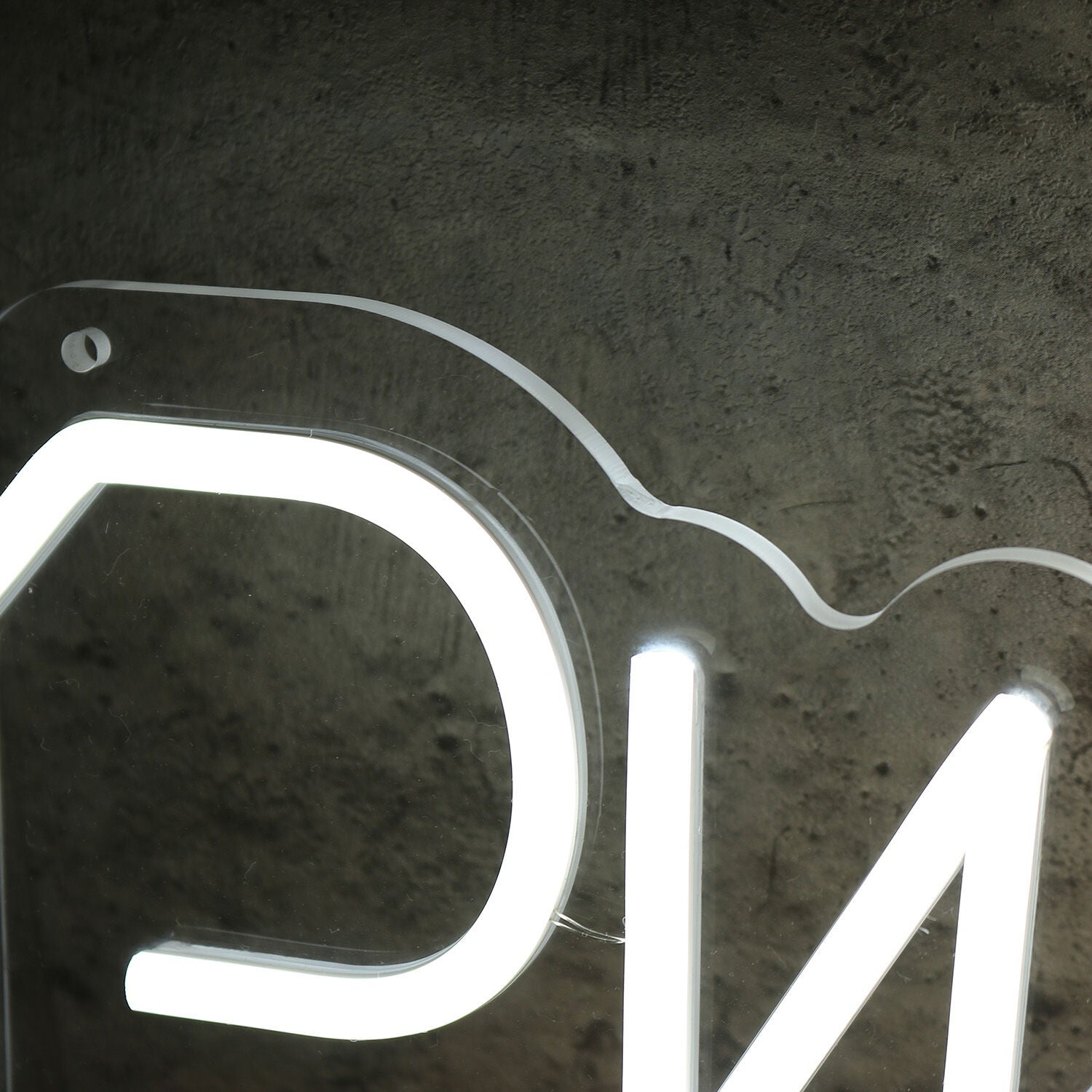 Pwr With Fast Forward Key White Led Neon Sign | Shineneon