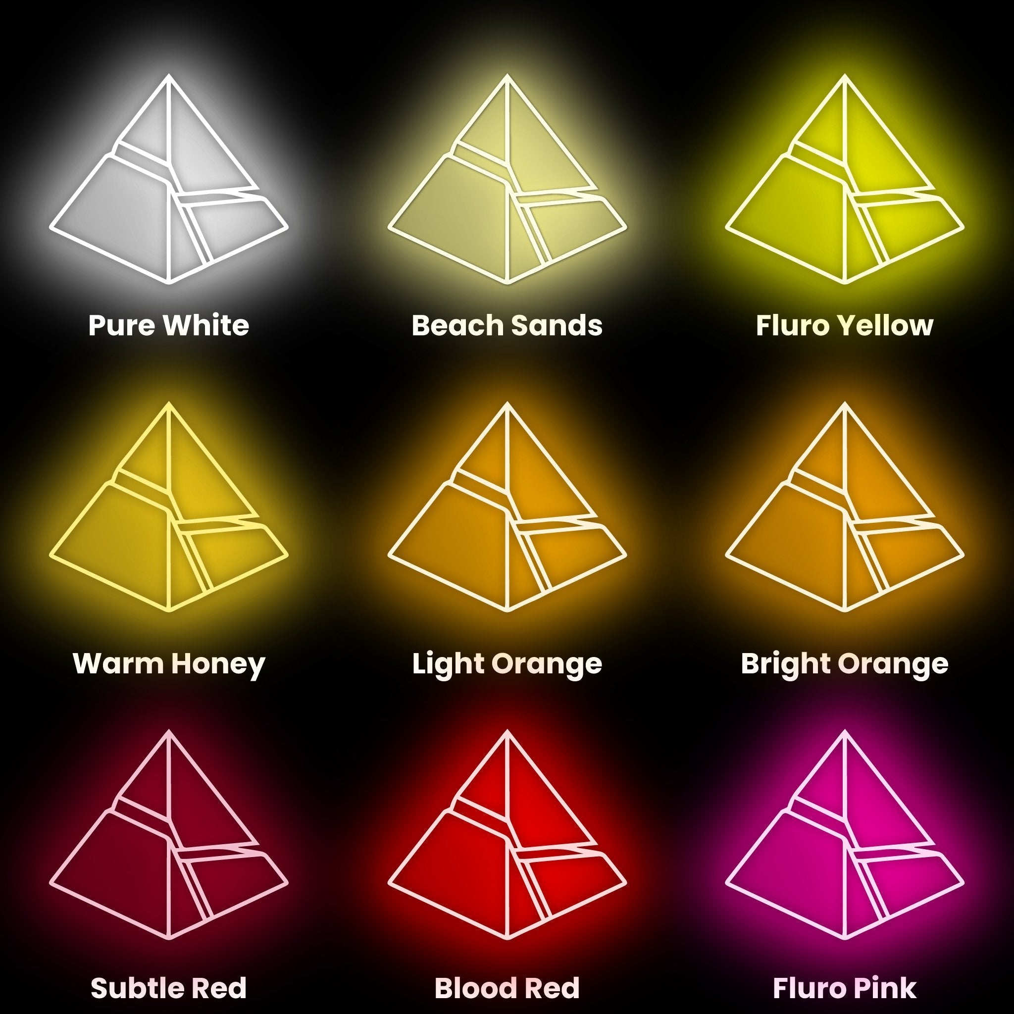 Pyramid Led Neon Sign | Shineneon