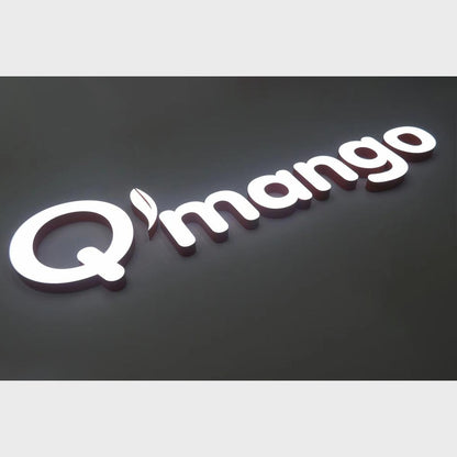 Q Mango 3D Frontlit Channel Letters Led Light Sign