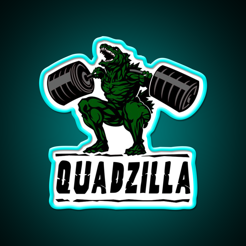 Quadzilla Gym Fitness Led Neon Sign Rgb Color