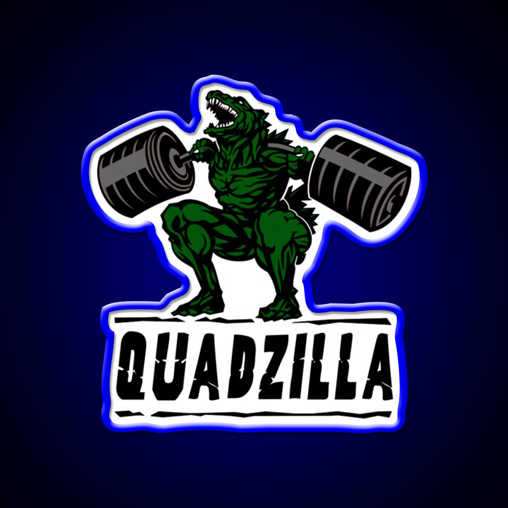 Quadzilla Gym Fitness Led Neon Sign Rgb Color