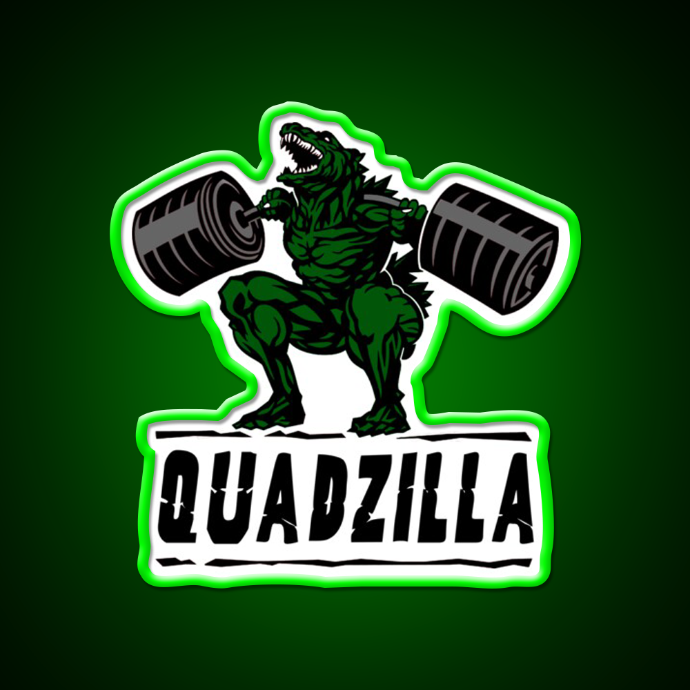 Quadzilla Gym Fitness Led Neon Sign Rgb Color