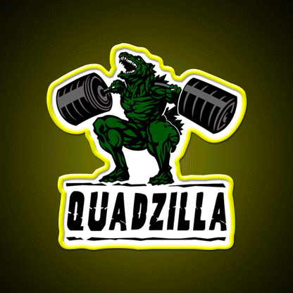 Quadzilla Gym Fitness Led Neon Sign Rgb Color
