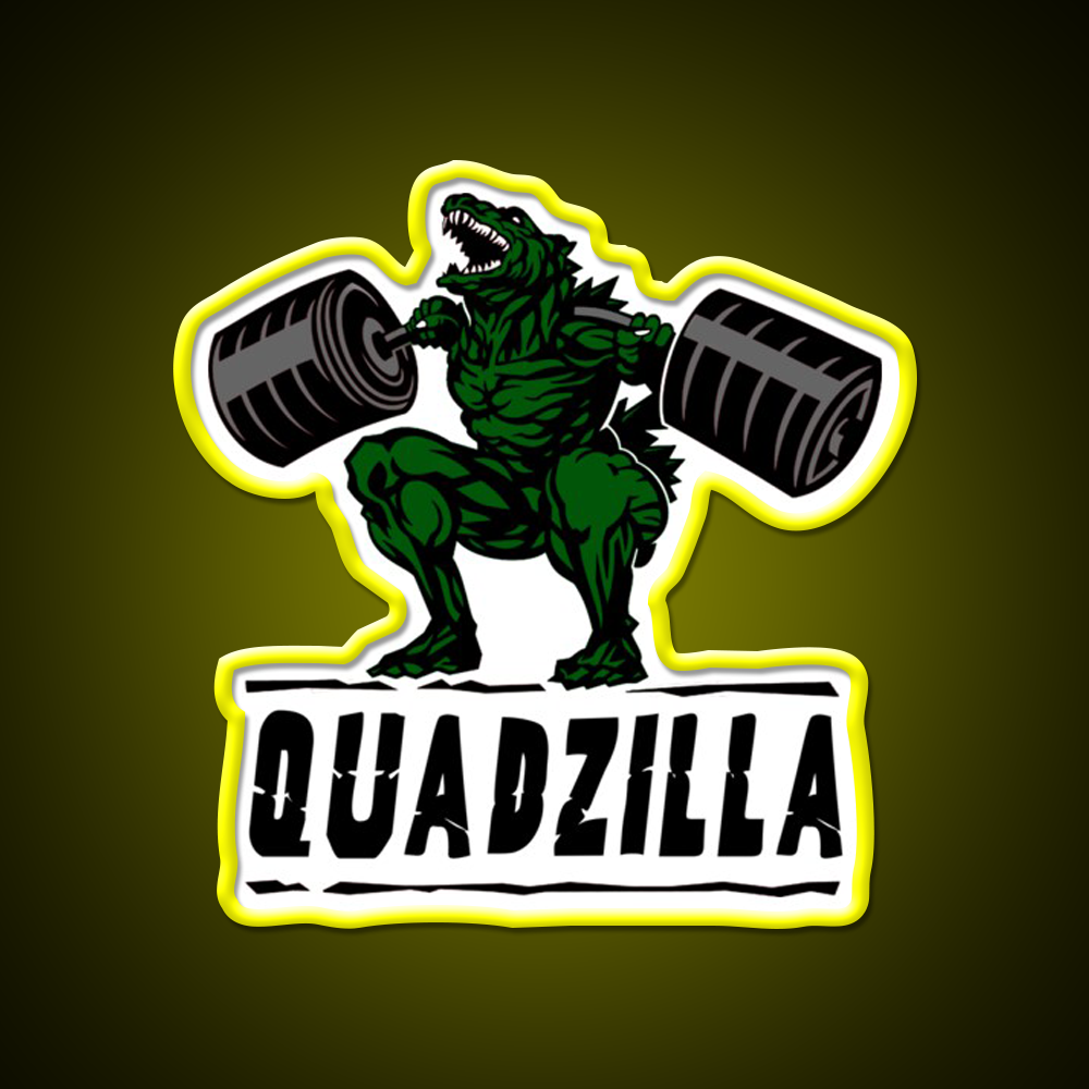 Quadzilla Gym Fitness Led Neon Sign Rgb Color