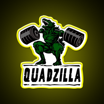 Quadzilla Gym Fitness Led Neon Sign Rgb Color