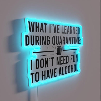 Quarantine Fun Rgb Led Neon Sign - Shineneon