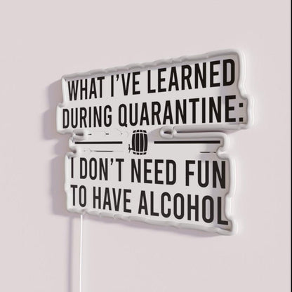 Quarantine Fun Rgb Led Neon Sign - Shineneon