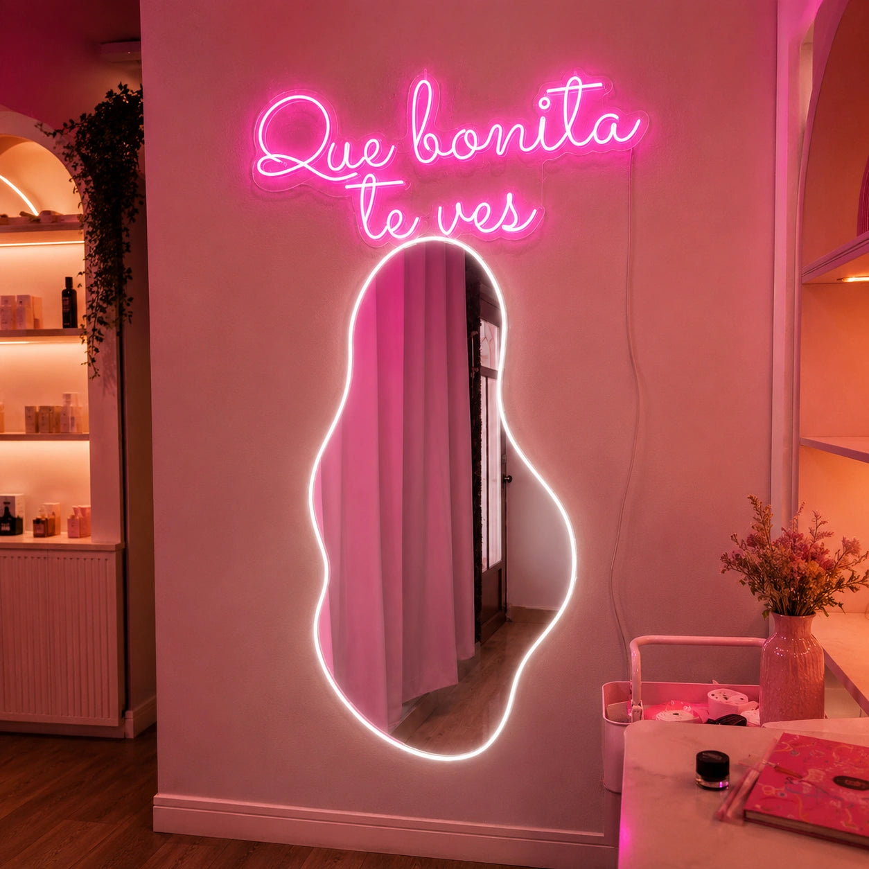 Que Bonita Te Ves LED Neon Sign - 02 High-Converting Product Image