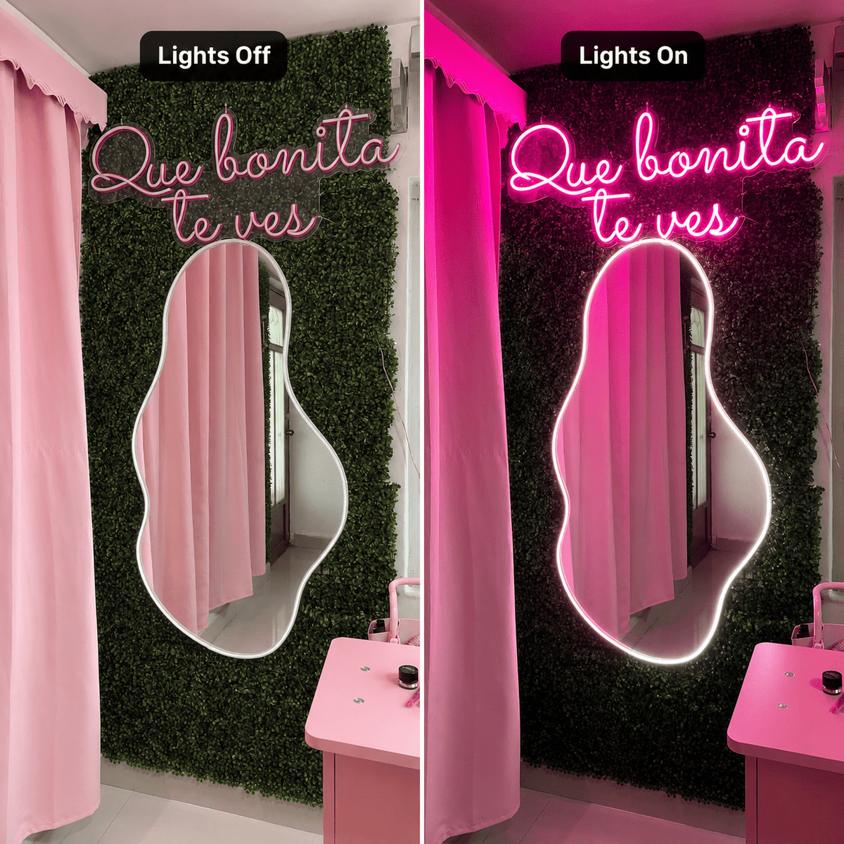 Que Bonita Te Ves LED Neon Sign Wall Decor - Shineneon