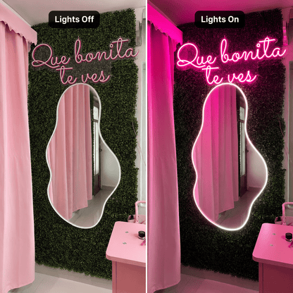 Que Bonita Te Ves LED Neon Sign Wall Decor - Shineneon