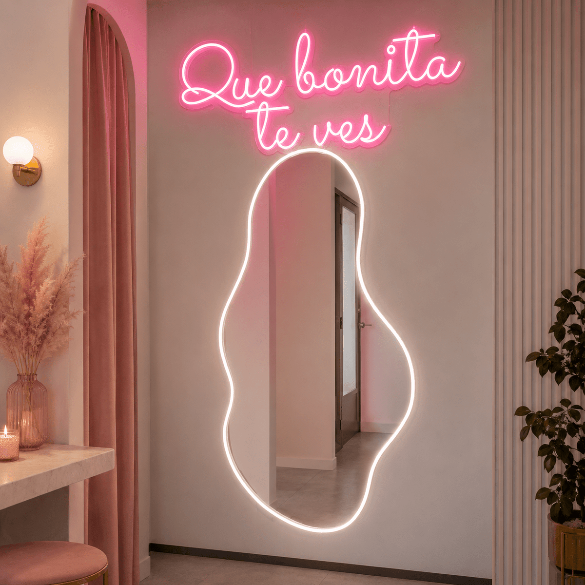 Que Bonita Te Ves LED Neon Sign Wall Decor - Shineneon