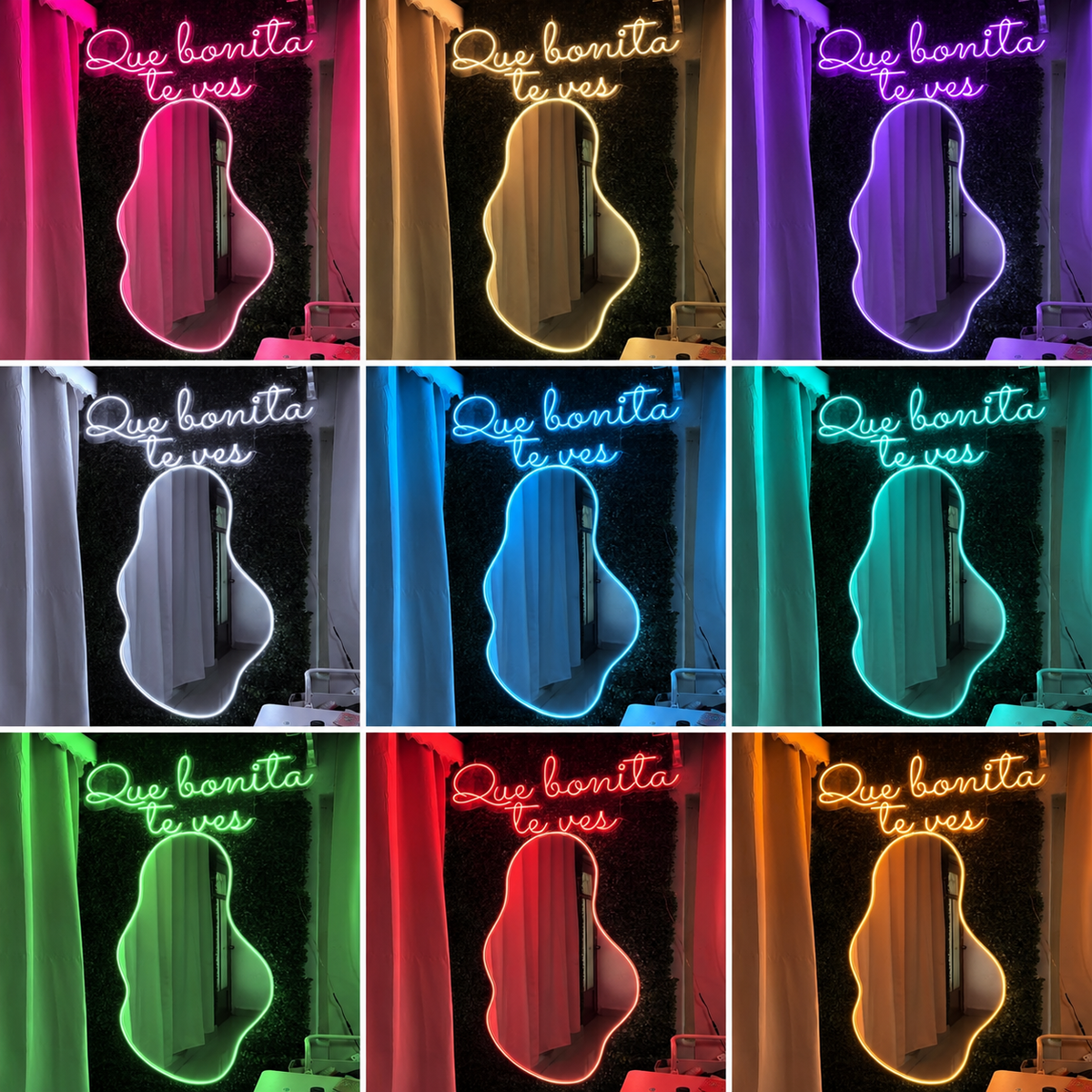 Que Bonita Te Ves LED Neon Sign Wall Decor - Shineneon