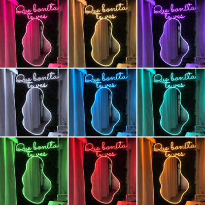 Que Bonita Te Ves LED Neon Sign Wall Decor - Shineneon