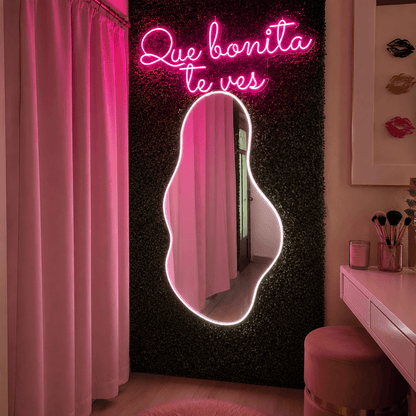 Que Bonita Te Ves LED Neon Sign Wall Decor - Shineneon
