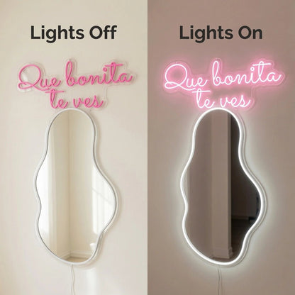 Que Bonita Te Ves LED Neon Sign Wall Neon Sign - Shineneon