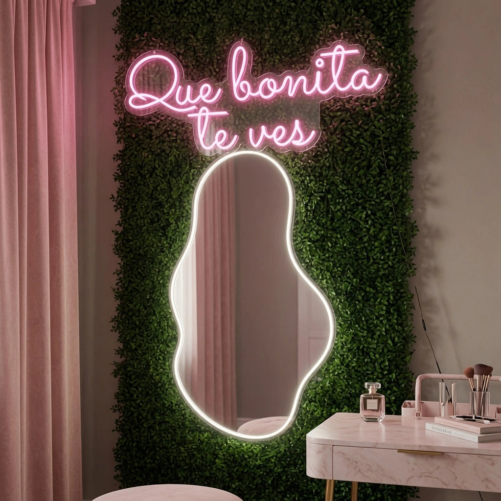 Que Bonita Teves LED Neon Sign - 02 High-Converting Product Image
