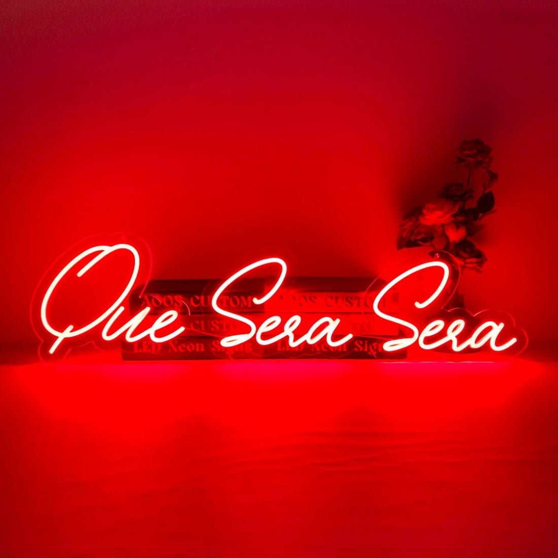 Que Sera Sera French Led Sign Business Neon Sign - Shineneon