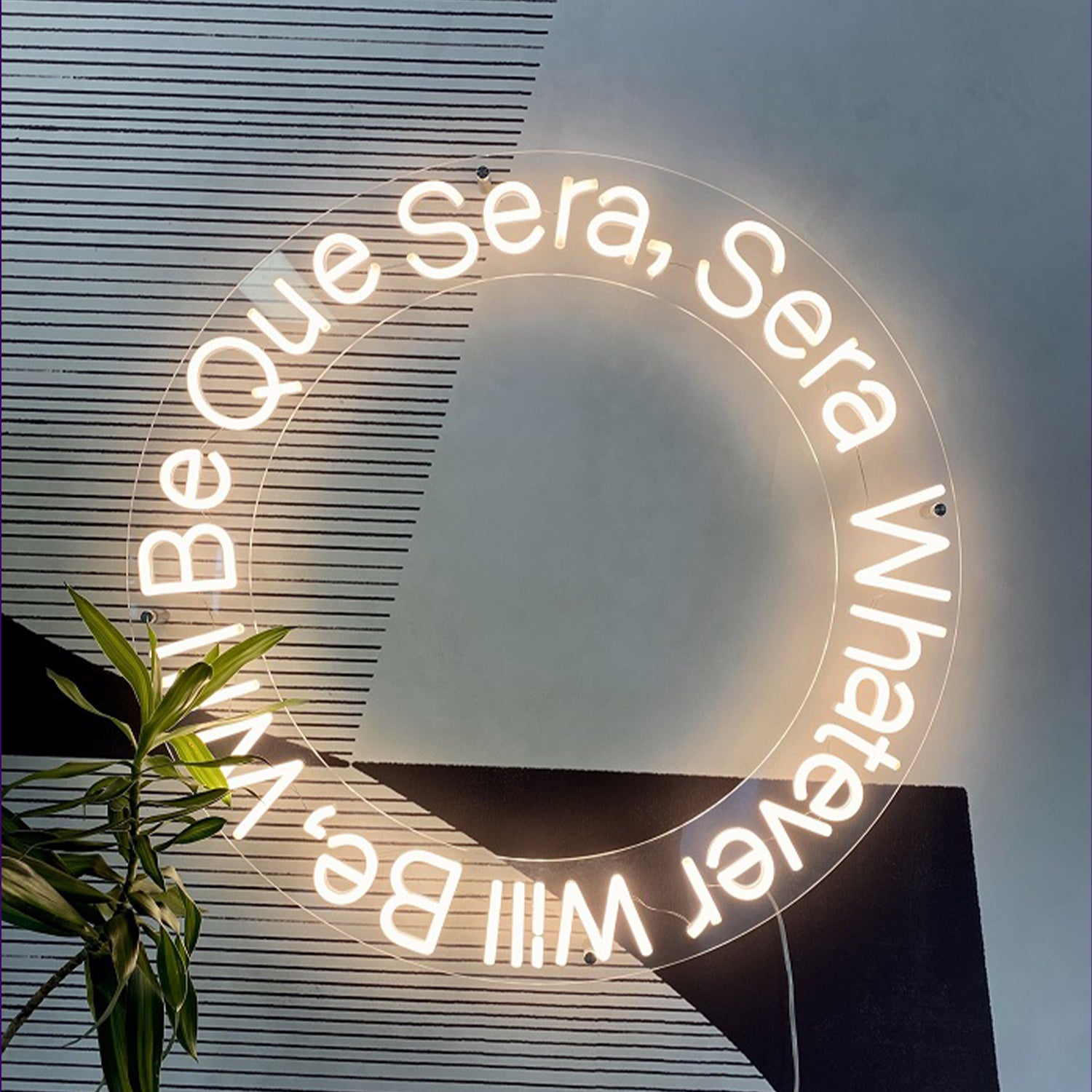 Que Sera Sera Led Neon Sign Wall Art | Shineneon