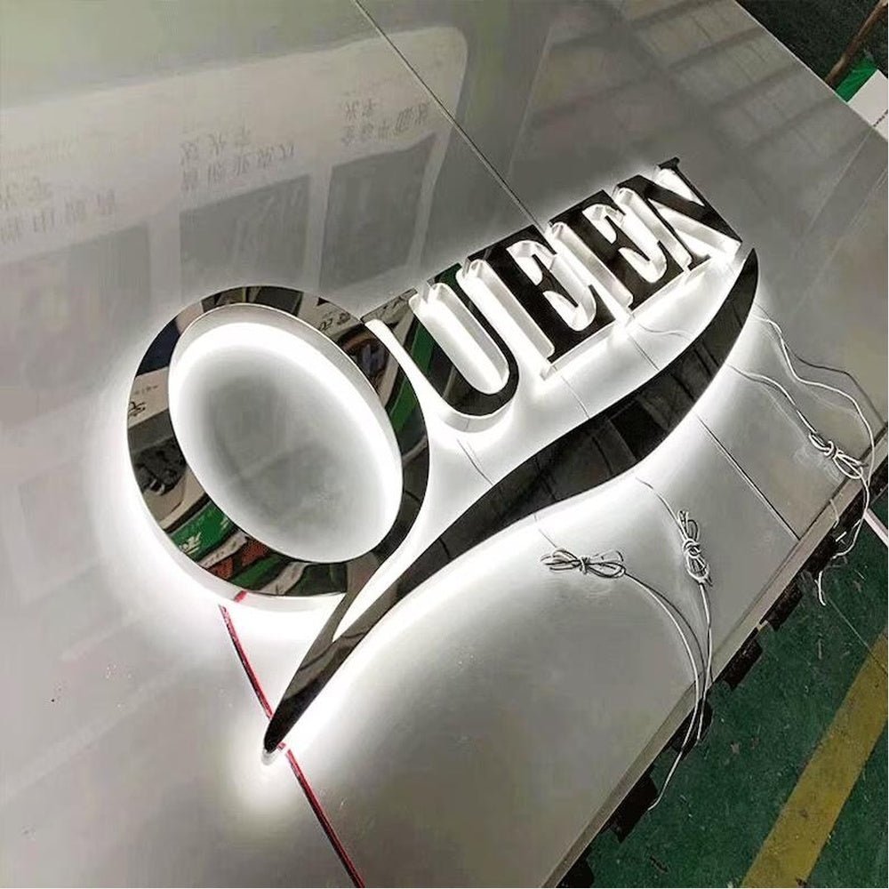 Queen 3D Backlit Channel Letters Led Light Sign - Shineneon