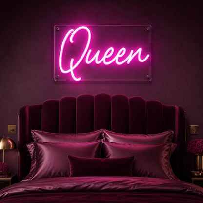 Queen LED Neon Sign Garage Man Cave Neon Sign high-converting product image