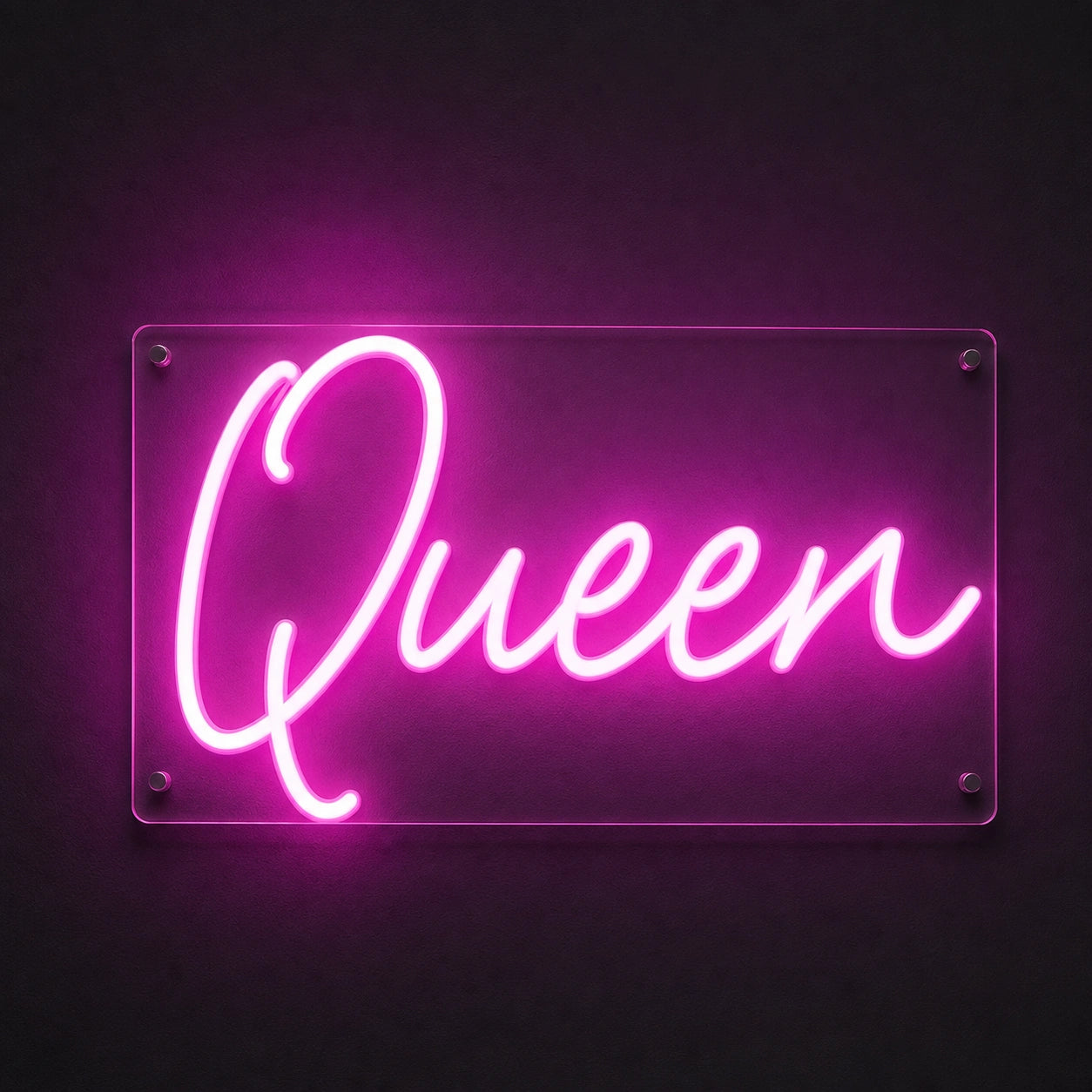 Queen LED Neon Sign Garage Man Cave Neon Sign main product image
