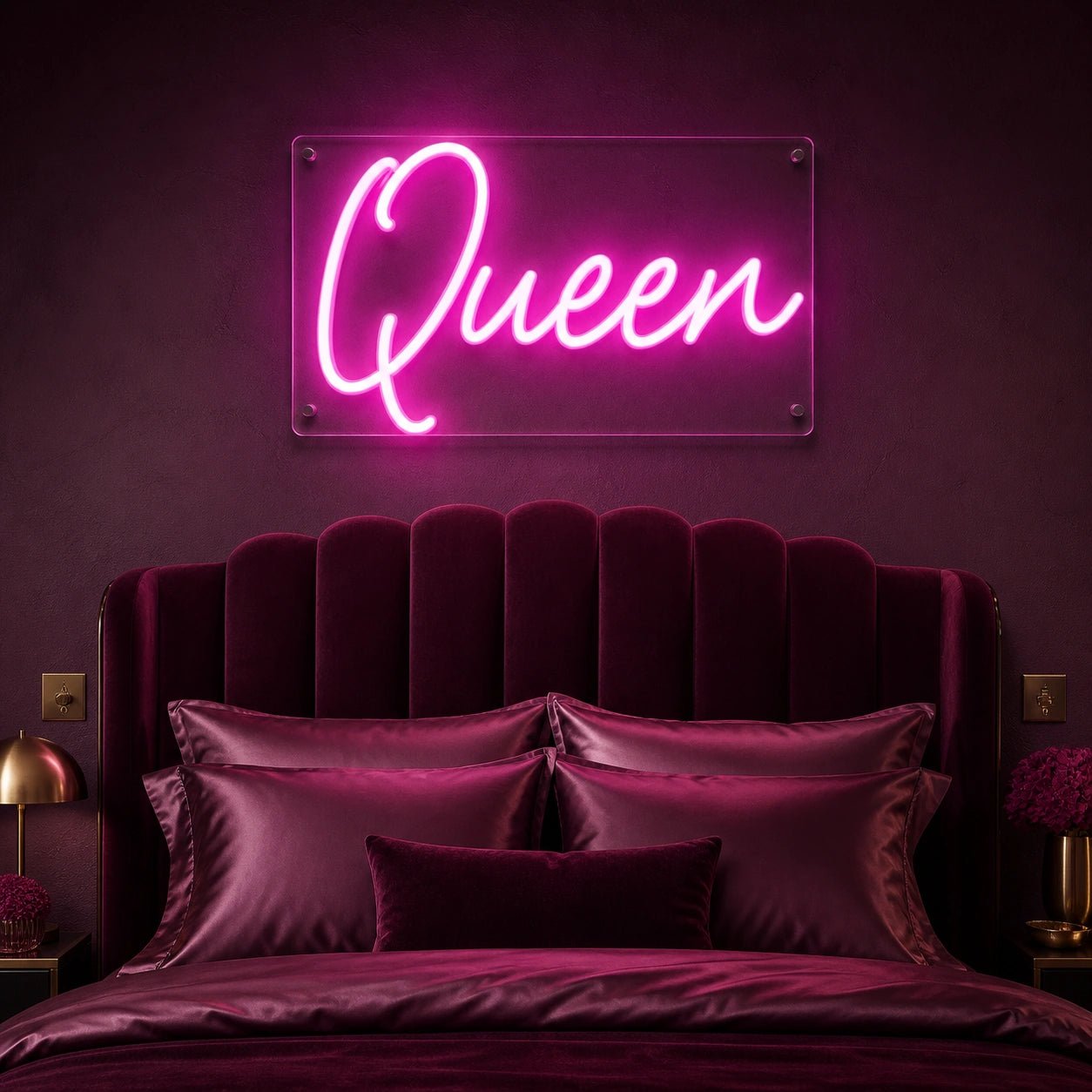 Queen LED Neon Sign Garage Man Cave Neon Sign - Shineneon