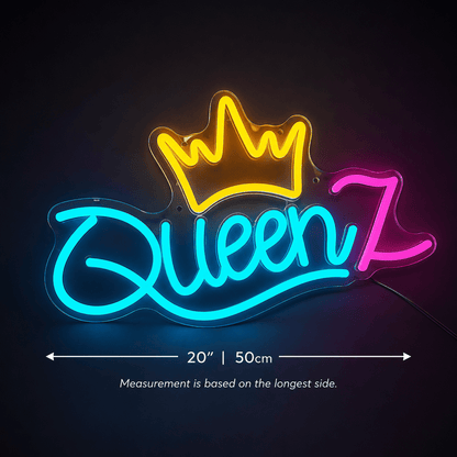 Queen LED Neon Sign Home Decor - Shineneon