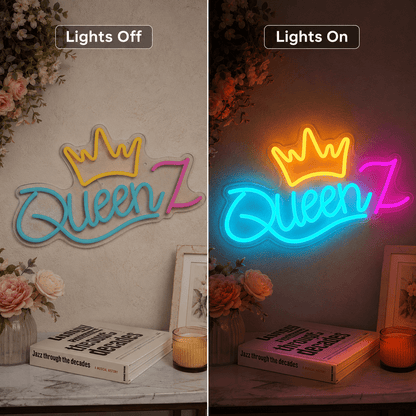 Queen LED Neon Sign Home Decor - Shineneon