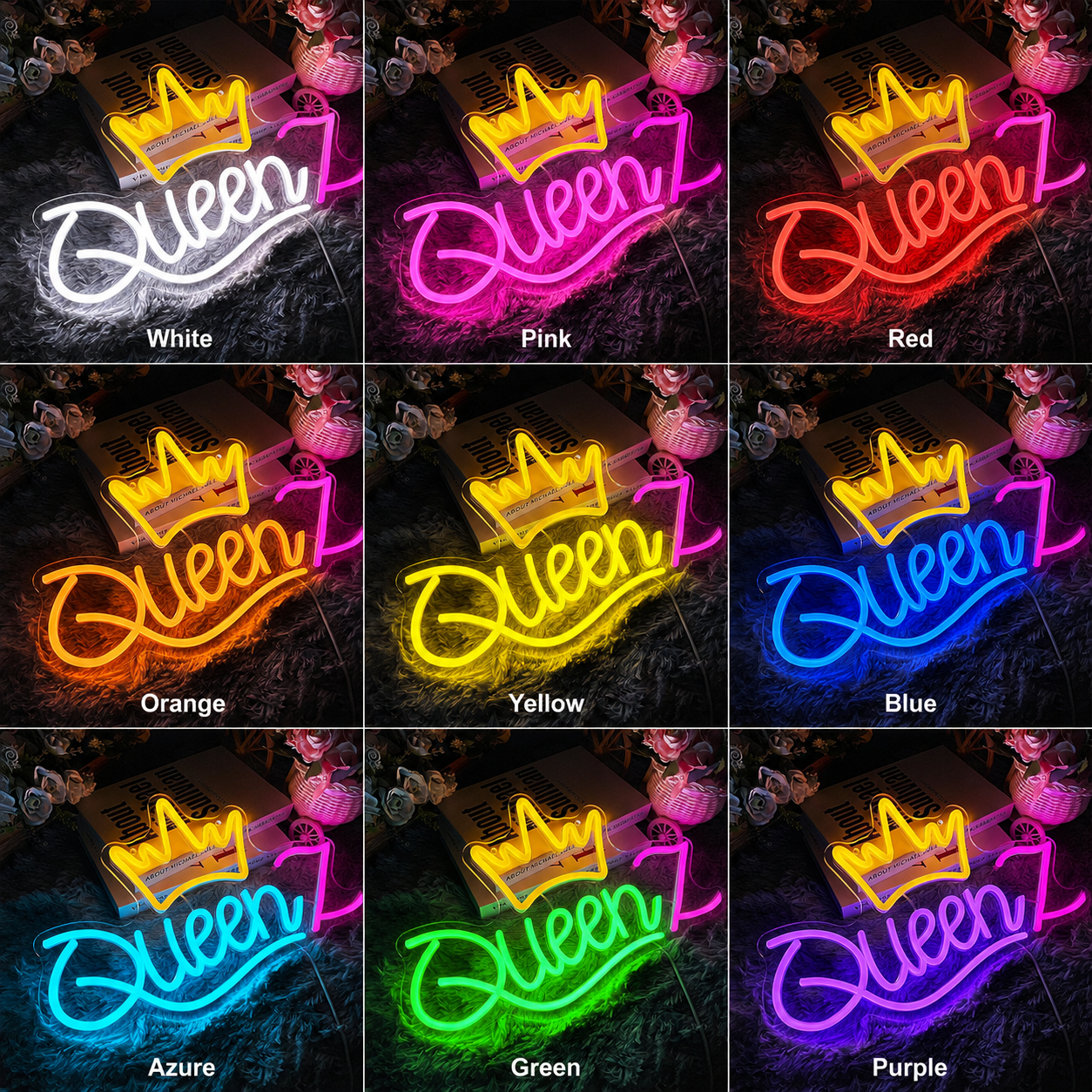 Queen LED Neon Sign Home Decor - Shineneon