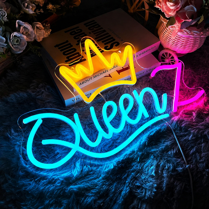 Queen LED Neon Sign Home Decor - Shineneon