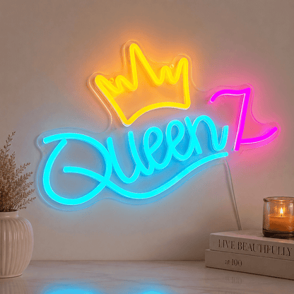 Queen LED Neon Sign Home Decor - Shineneon