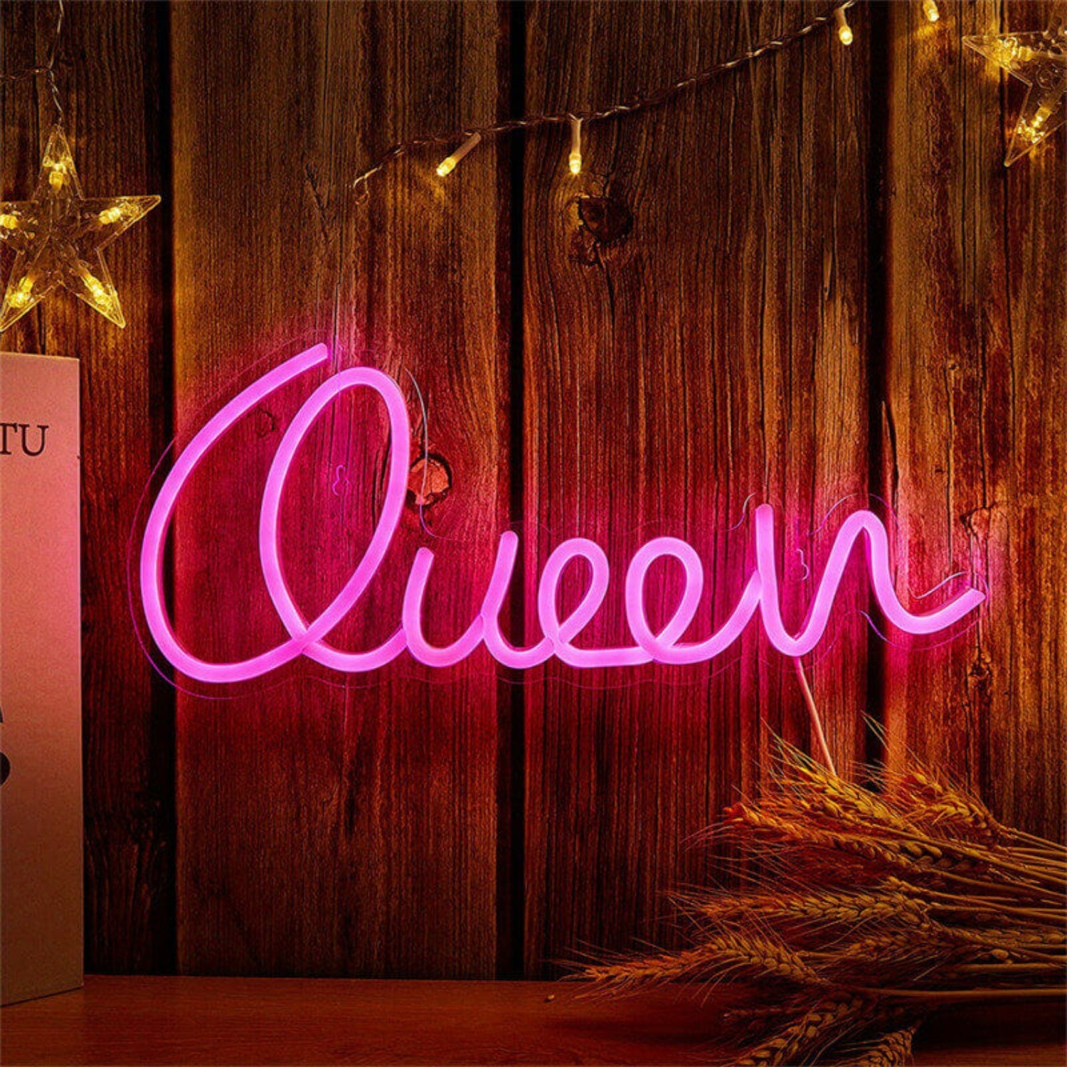 Queen Led Neon Sign Office Bar And Wedding Decorations | Shineneon