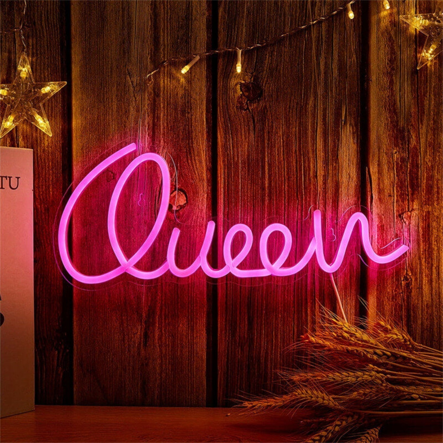 Queen Led Neon Sign Office Bar And Wedding Decorations | Shineneon