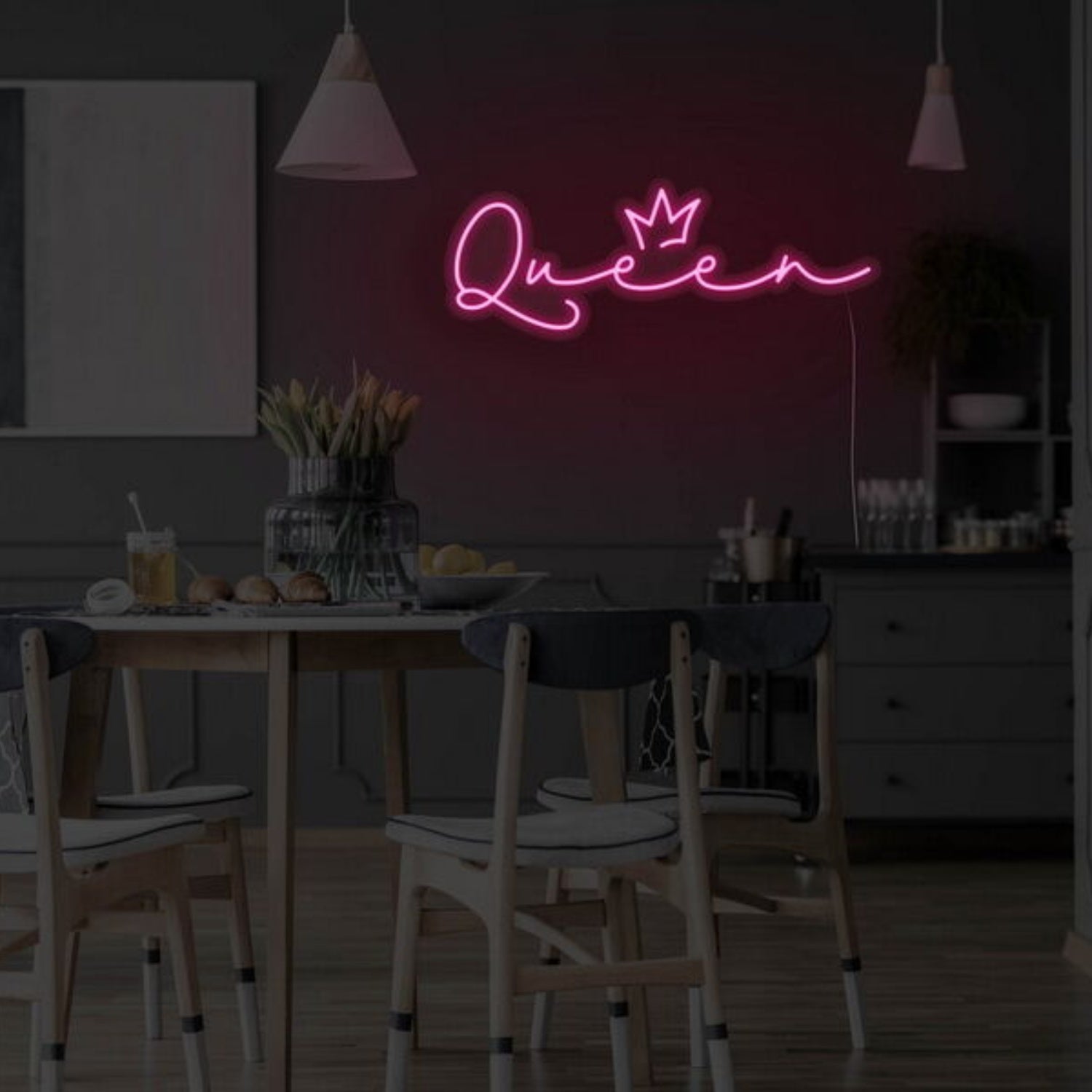 Queen Neon Sign For Empowering And Regal Decor | Shineneon