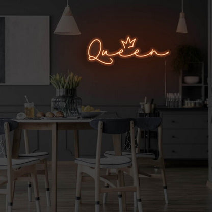 Queen Neon Sign For Empowering And Regal Decor | Shineneon