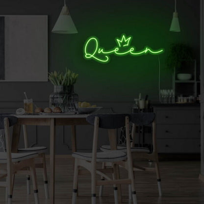 Queen Neon Sign For Empowering And Regal Decor | Shineneon