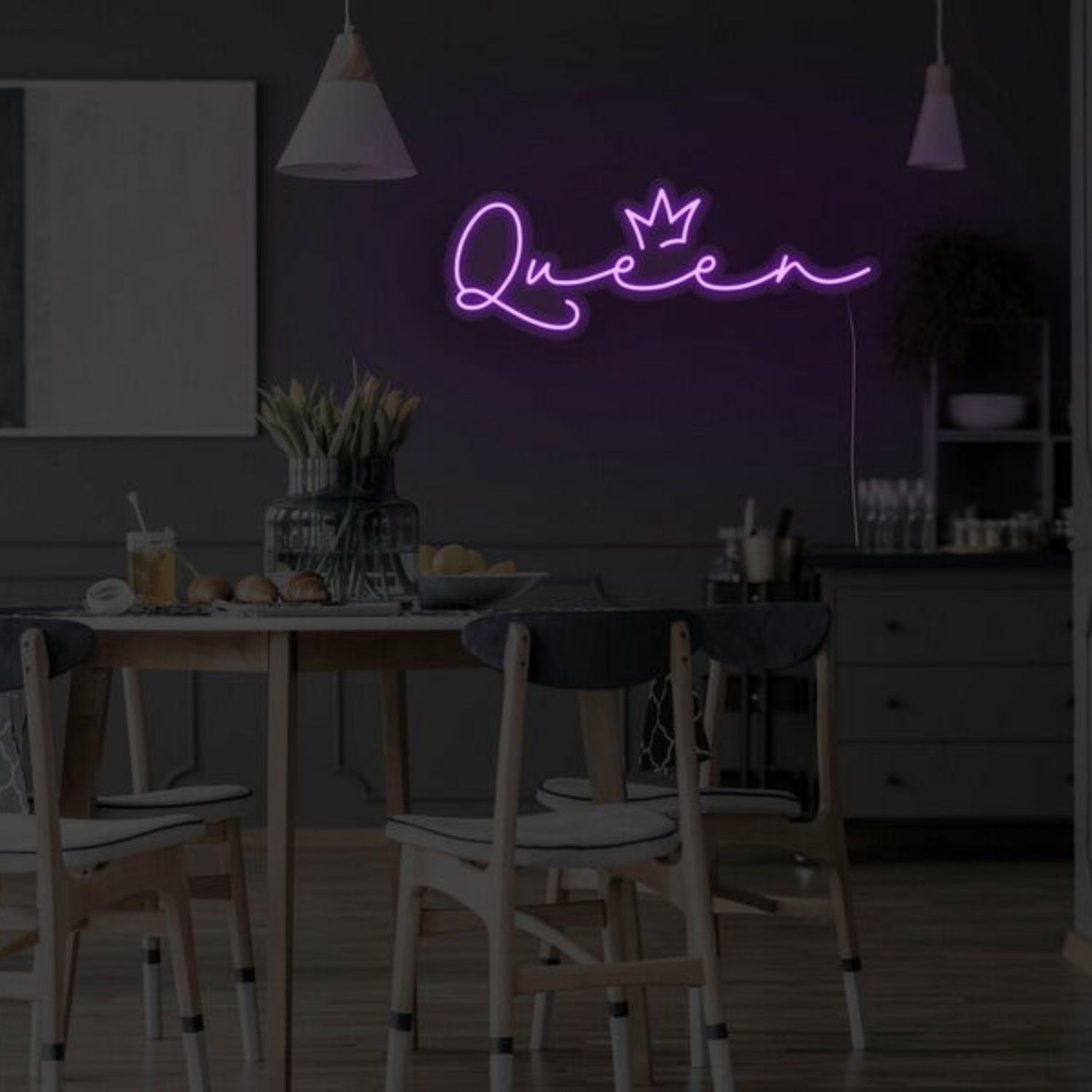 Queen Neon Sign For Empowering And Regal Decor | Shineneon