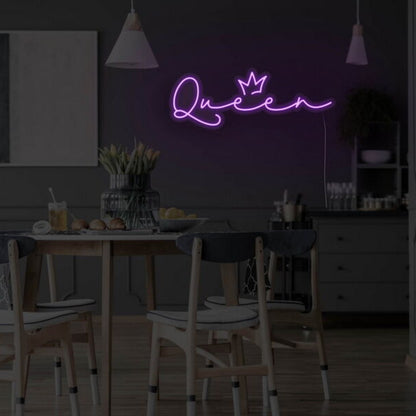 Queen Neon Sign For Empowering And Regal Decor | Shineneon