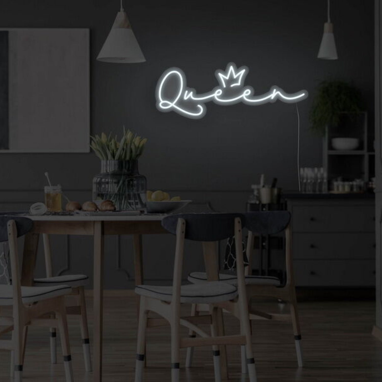 Queen Neon Sign For Empowering And Regal Decor | Shineneon