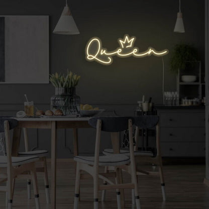 Queen Neon Sign For Empowering And Regal Decor | Shineneon