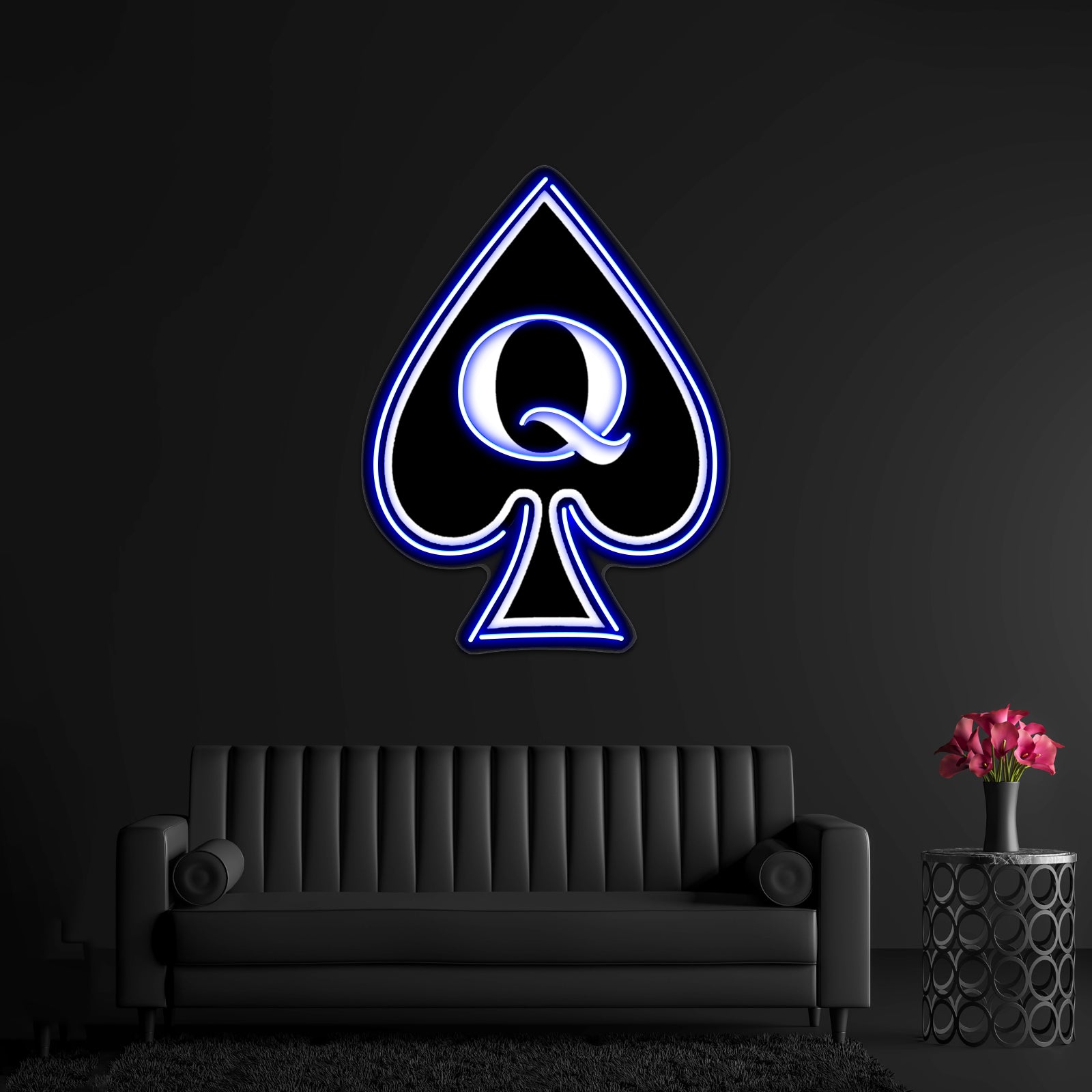 Queen Of Spades Gifts And Products Wall Artwork Neon Signs | Shineneon