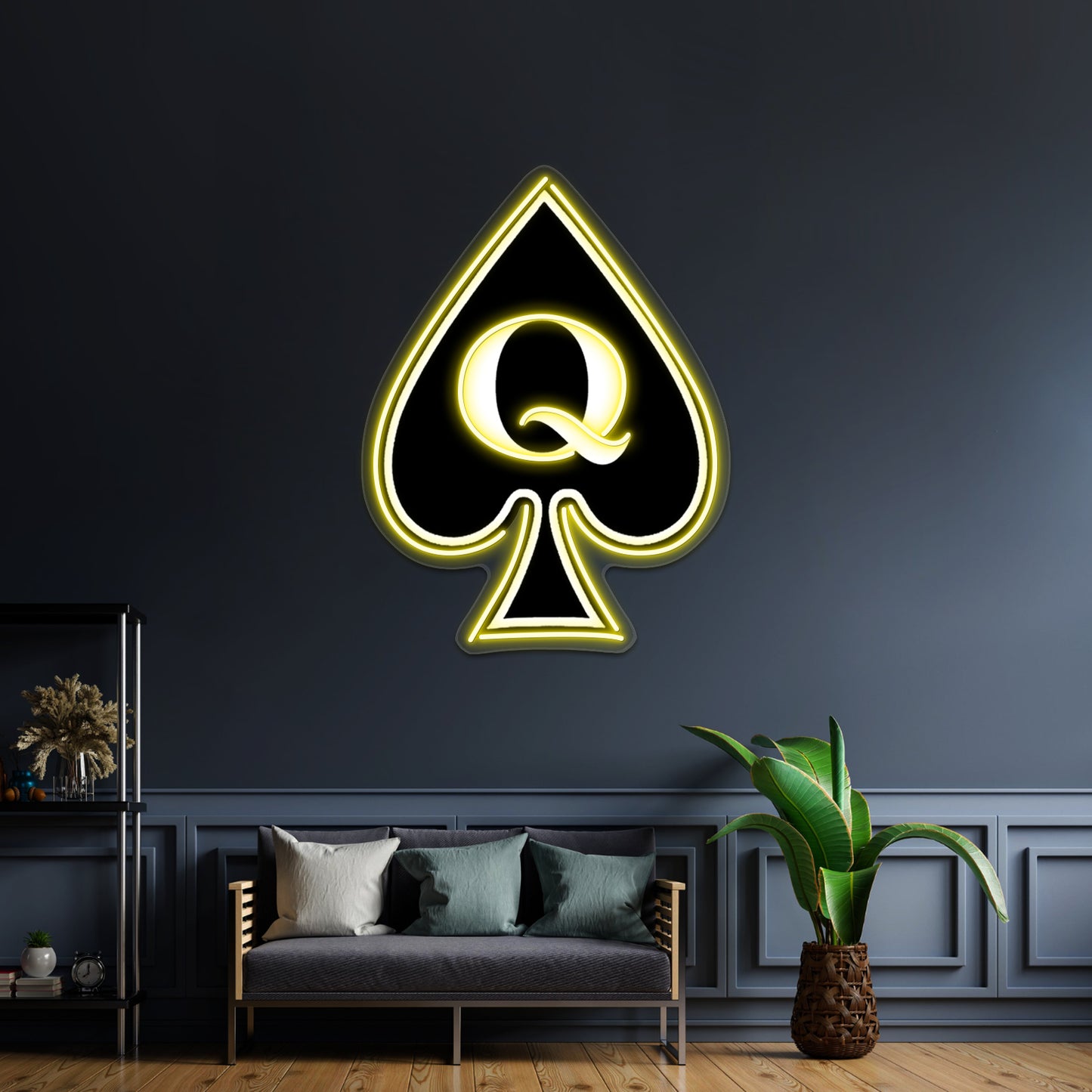 Queen Of Spades Gifts And Products Wall Artwork Neon Signs