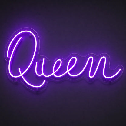 Queen Wall Art LED Neon Sign Garage Man Cave Neon Sign main product image